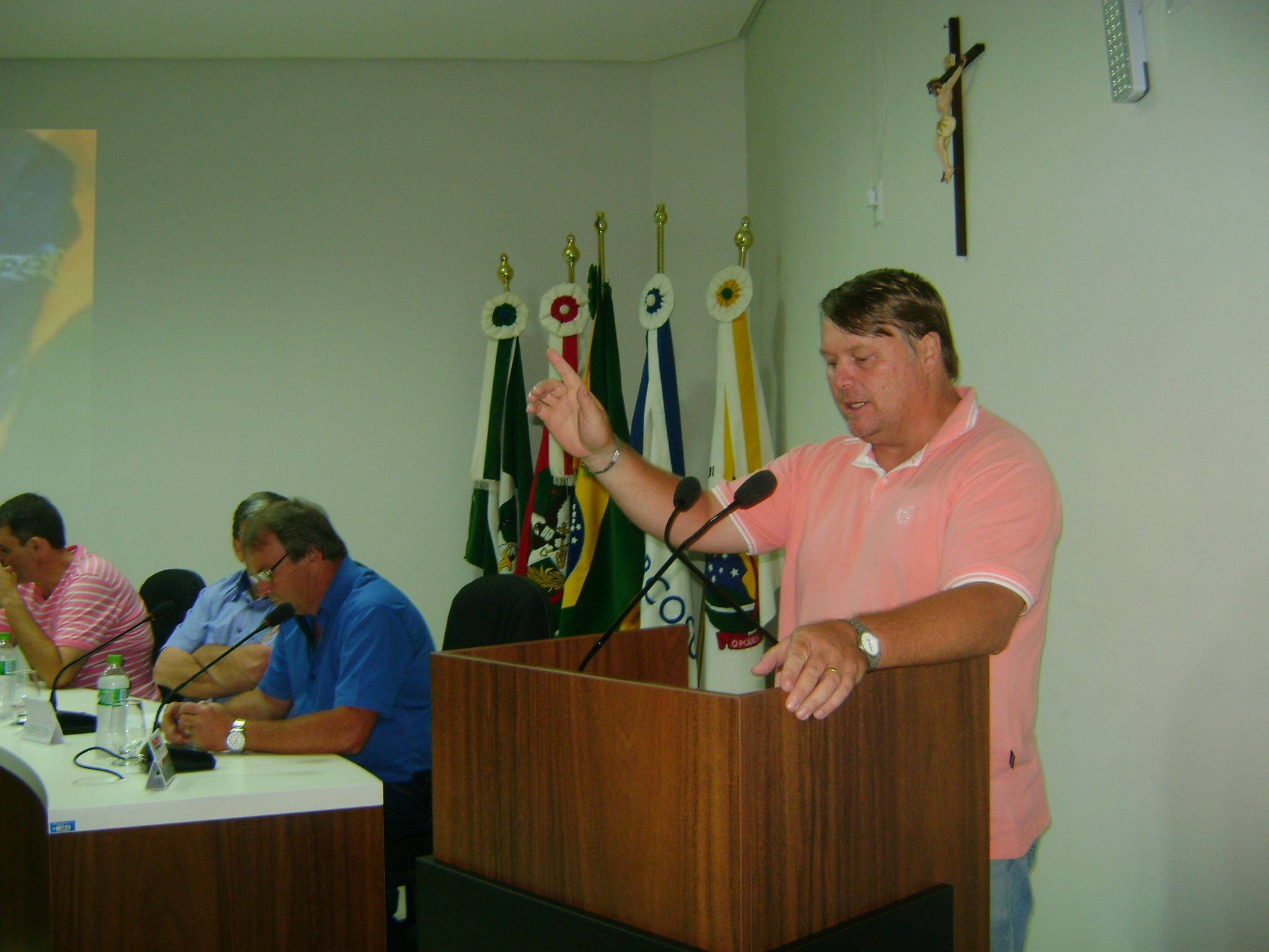 Posse do Suplente de Vereador Leonir Pedro Braun.